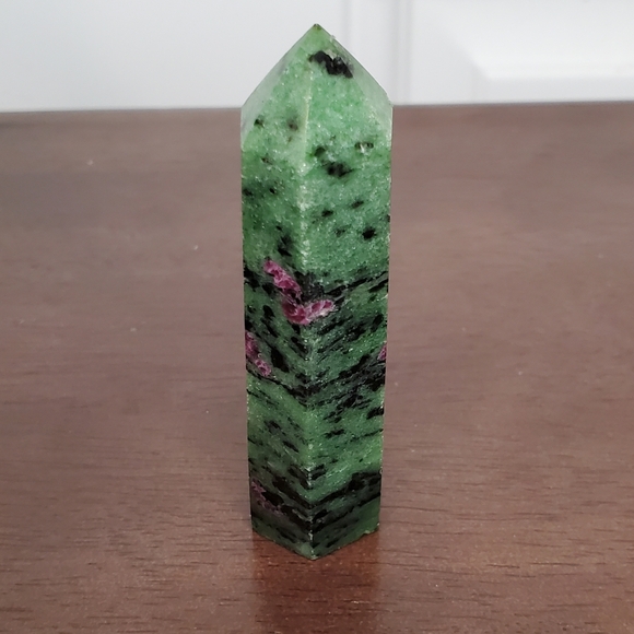 Ruby Zoisite Crystal Tower - Picture 3 of 10